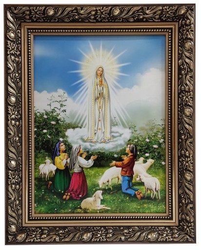 FATIMA MATKA BOSKA Z FATIMY ŚWIĘTE OBRAZKI W RAMIE