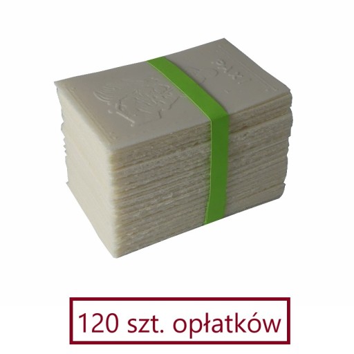 OPŁATEK WIGILIJNY OPŁATKI WIGILIJNE MAŁE 2 KOPY 120 szt.