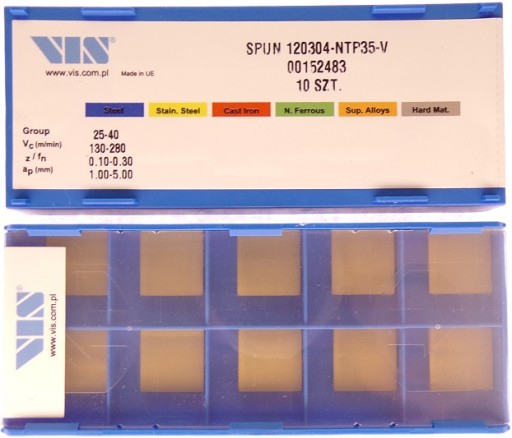 PŁYTKA PŁYTKI SPUN 120304 NTP35-V VIS