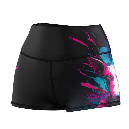 Spodenki sportowe damskie na fitness EXTREME HOBBY VIVID BULTERIER M