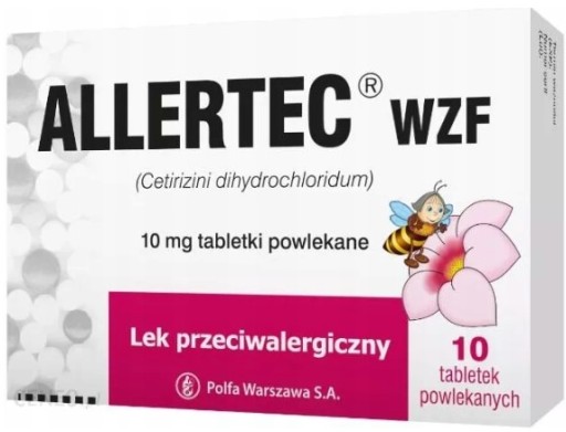 Allertec WZF Na alergię 0,01g 10 tabletek pow.