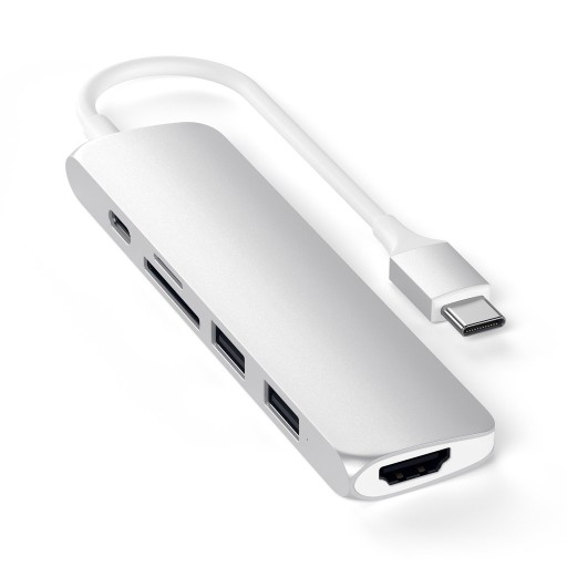 SATECHI Slim Type-C Adapter v2 - USB HDMI USB-C 4k
