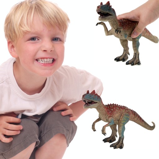 DUŻA FIGURKA RUCHOMA DINOZAUR ALLOSAURUS 16 CM