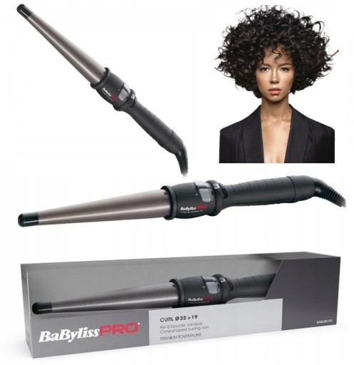 BABYLISS PRO LOKÓWKA STOŻKOWA 32-19MM BAB2281TTE