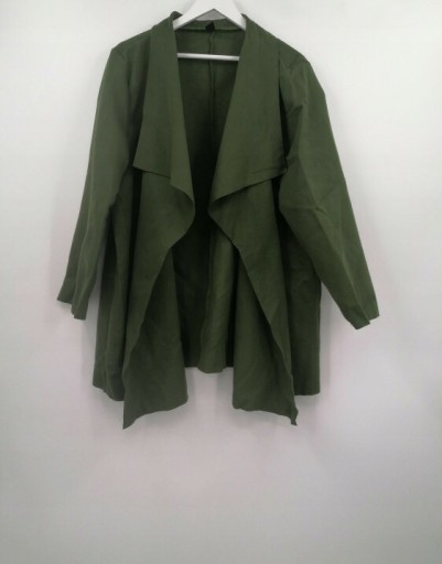 SHEIN PŁASZCZ ZIELONY DAMSKI ELEGANCKI 42 XL