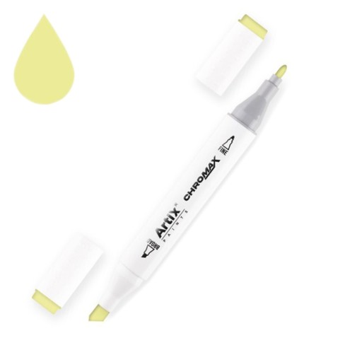Chromax Marker z podwójną końcówką 38 Pale Yellow