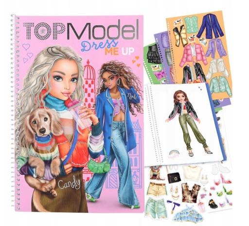 Ubierz mnie City Girl MALOWANKA TOP MODEL DRESS ME UP DEPESCHE 12724