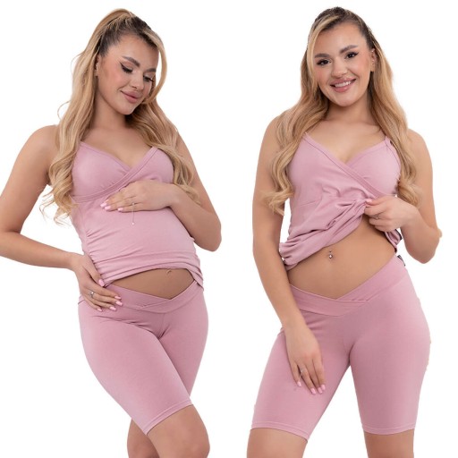 FORMOMMY LEGGINSY CIĄŻOWE GETRY SPODNIE KOLARKI Z NISKIM STANEM 5XL