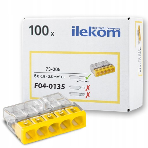 SZYBKOZŁĄCZKA 73-205 ILEKOM 100 szt