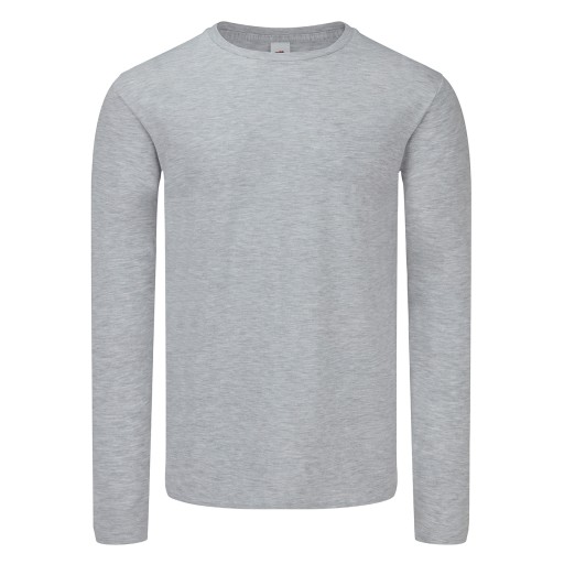 KOSZULKA Z DŁUGIM RĘKAWEM FRUIT ICONIC grey XXL