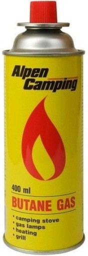 Kartusz Nabój Gazowy Do Kuchenki Palnika Nagrzewnicy Gaz 400ml Alpen