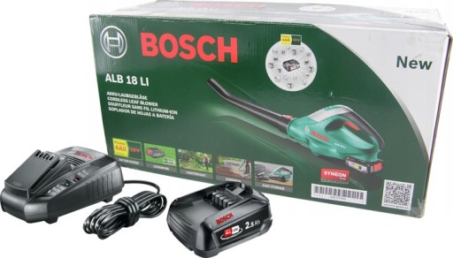 DMUCHAWA DO LIŚCI BOSCH ALB 18 LI AKUMULATOROWA + AKU PBA 2,5Ah + AL 1830CV