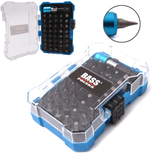 ZESTAW BITÓW TORX HEX DO WKRĘTARKI + UCHWYT 41szt.