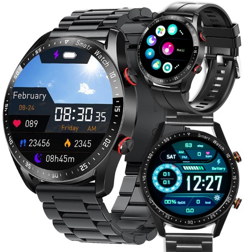 SMARTWATCH ZEGAREK MĘSKI WODOODPORNY ROZMOWY PL