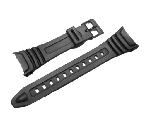 GUMOWY CZARNY PASEK DO ZEGARKA CASIO W-96H