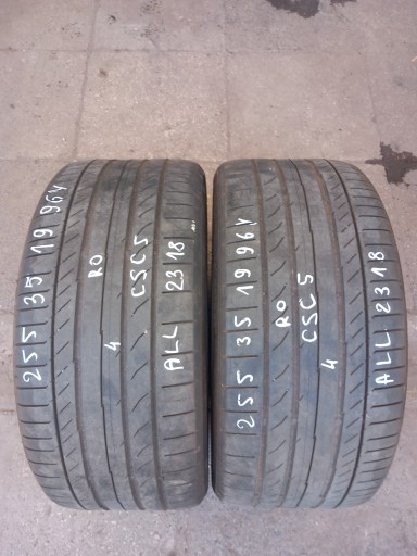 2x OPONY 255/35R19 96Y CONTINENTAL CONTISPORTCONTACT 5 WARSZAWA