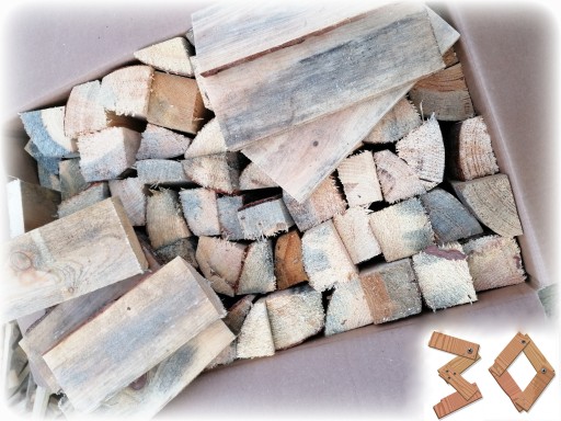 Gruba rozpałka drewno super opał suche MIX 30 kg