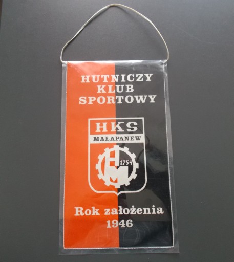 Proporczyk HKS MAŁAPANEW Ozimek HM II Liga WszechCzasów 1975-1980 retro PRL