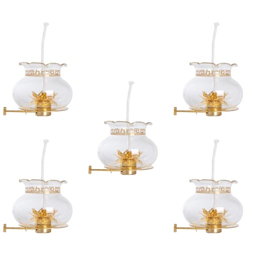 5 szt. szklana osłona lampy naftowej