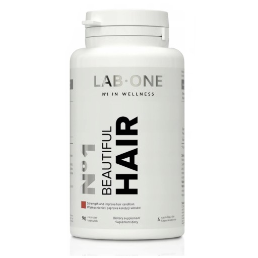 LAB ONE BEAUTIFUL HAIR 90 k WŁOSY BIOTYNA POKRZYWA