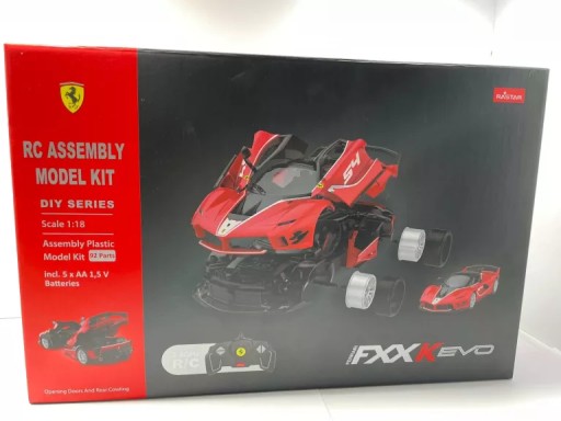 SAMOCHODZIK FERRARI 1:18 RASTAR ZŁÓŻ GO SAM + R/C