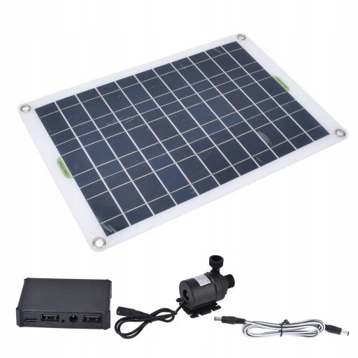 Zestaw solarnej pompy wodnej 50W Panel 800L/h 12V