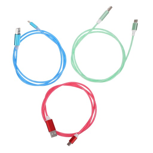 Kabel do ładowania LED Kabel typu USB Linia danych