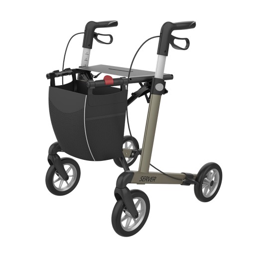 WYTRZYMAŁY LEKKI BEZPIECZNY CHODZIK BALKONIK HAMULCE ERGONOMICZNY I MOBILNY