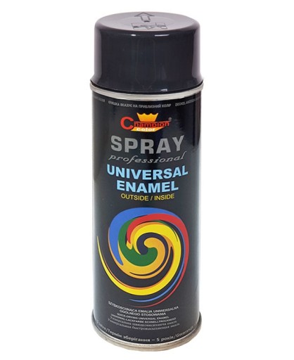 FARBA SPRAY UNIWERSALNA CHAMPION ANTRACYT RAL 7016 400ML