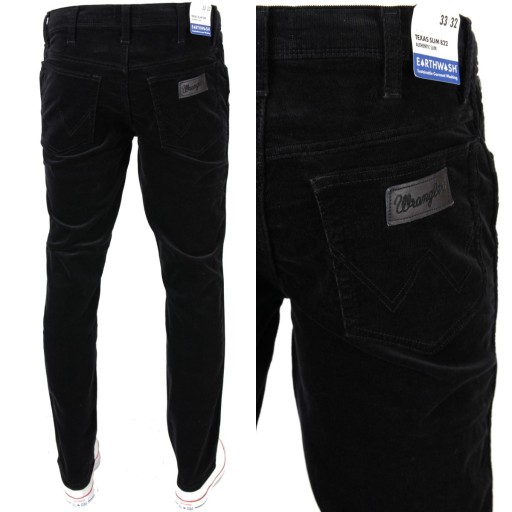 WRANGLER TEXAS SLIM JEANS PROSTE Sztruks _ W31 L32