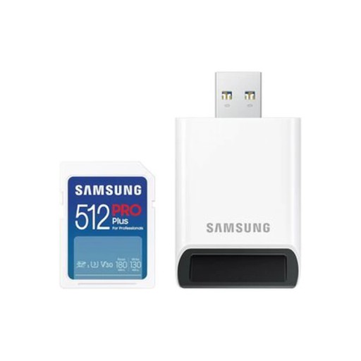 Karta pamięci SD Samsung PRO Plus 2023 + czytnik 512GB