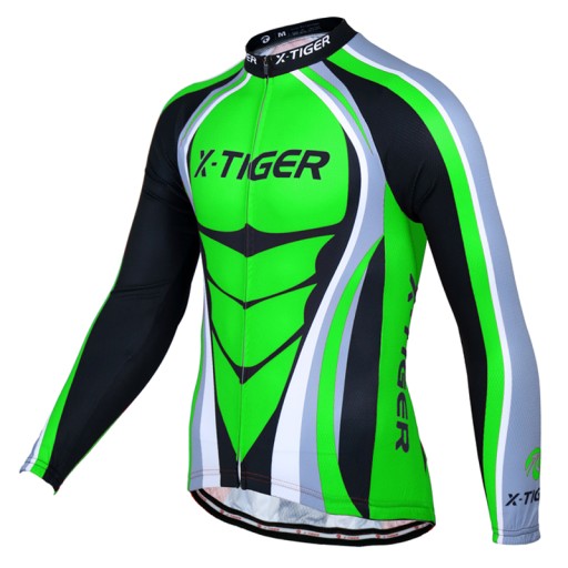 Bluza Rowerowa Kolarska Męska Ocieplana Na Wiosnę Dobra Aerodynamika Pro L