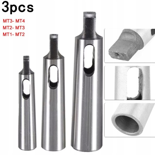 3PC Adapter do chwytu stożkowego morse 'a tule