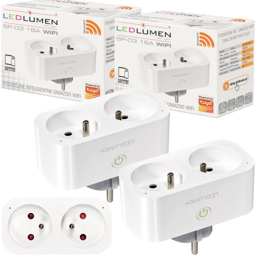 Inteligentne Gniazdko Elektryczne Watomierz Programator WIFI TUYA SMART
