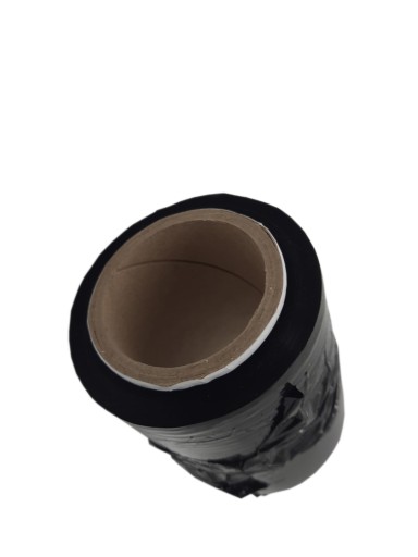 Folia Stretch Czarna Mini Cięta szerokość 10cm, waga 0,2kg PHU_MIKE PL