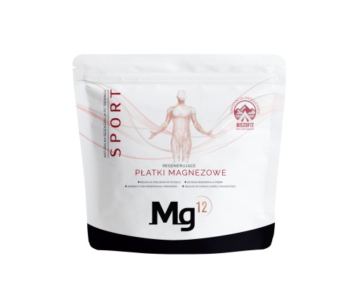 Mg12 Płatki magnezowe SPORT magnez do kąpieli regeneracyjne po treningu 1kg