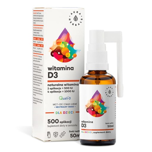Suplementy diety dla dzieci Aura Herbals aerozol