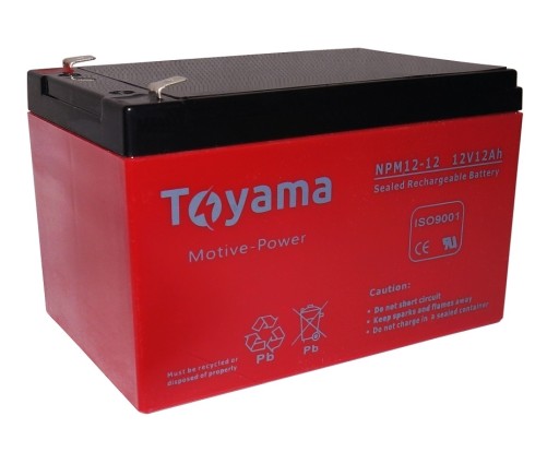 Akumulator AGM TOYAMA NPM12-12V 12Ah Deep Cycle Głębokie Rozładowanie