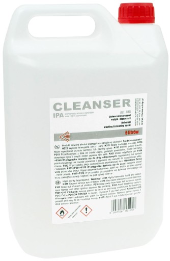 Cleanser IPA (IZOPROPANOL), środek czyszczący do elektroniki, ART.105, 5 L.
