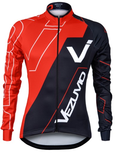 Bluza rowerowa męska Vezuvio Rosso rozmiar S