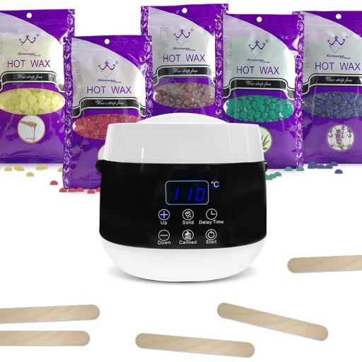 PODGRZEWACZ WOSKU + WOSK TWARDY 500g+100 PATYCZKÓW
