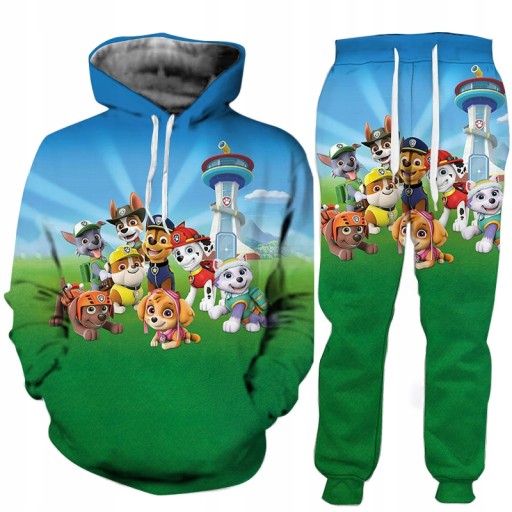 DRES PSI PATROL 3D BLUZA SPODNIE ROZMIARY WZORY