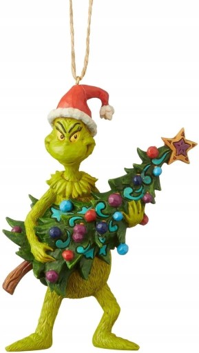 Bajkowa grinch zawieszka NA choinkę stroik prezent