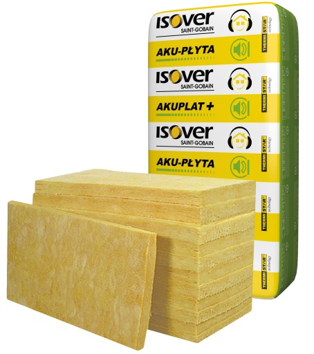 WEŁNA MINERALNA ISOVER 75mm AKU-PŁYTA 037 8,64m2