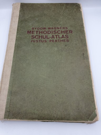 sydow wagners methodischer schul-atlas 1931atlas atlas geograficzny