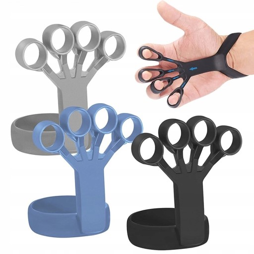 Silicone Hand Grip Device Finger Exercise Hand