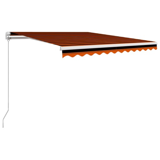 Markiza tarasowa 300 x 250 cm odcienie brązowego