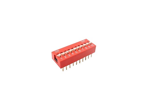 DIP SWITCH x10 ---