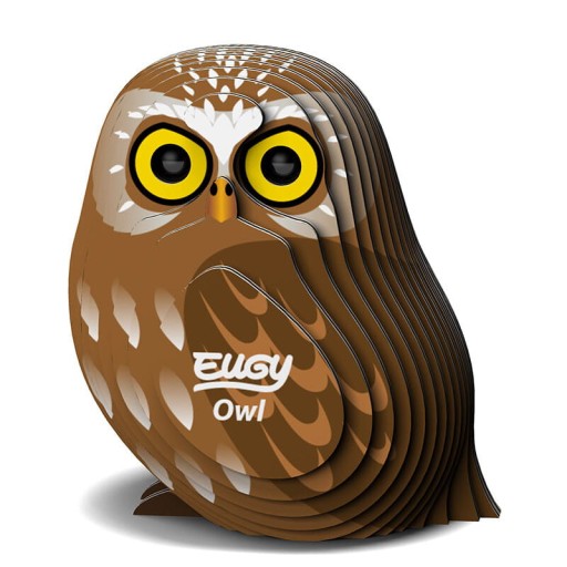 Zabawa Układać Puzzle Układanka Sowa Noc 3D EKO