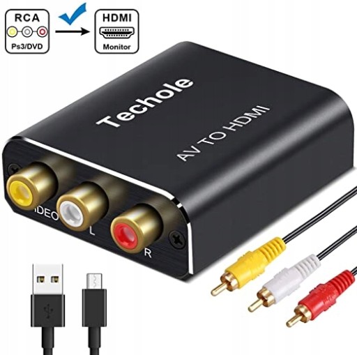Konwerter RCA na HDMI Techole HS307